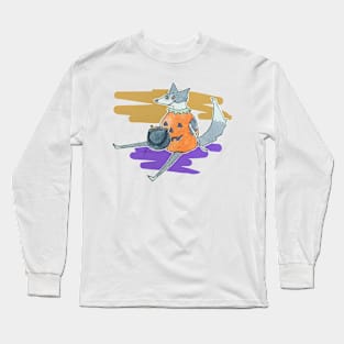 trick or treating collie Long Sleeve T-Shirt